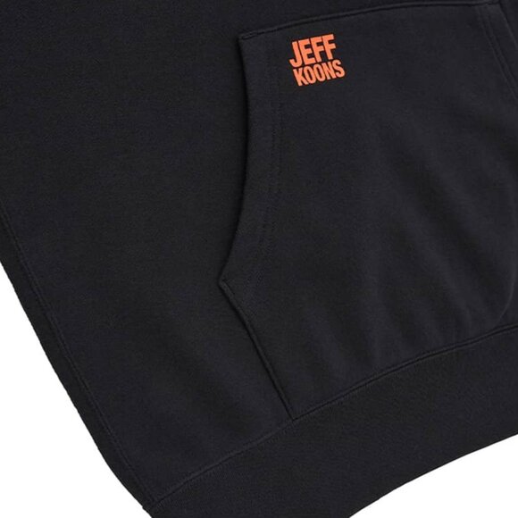 2/$100 Uniqlo Jeff Koons UT Graphic Balloon Dog Black Hoodie SZ XL - Picture 6 of 6